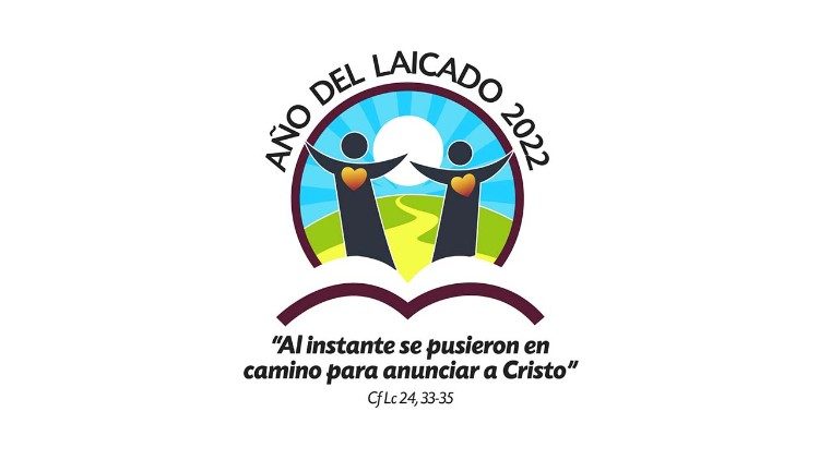 Logo del Año del Laicado 2022 inaugurado por la Conferencia episcopal de Paraguay asado 21 de noviembre el