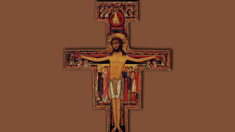 Kříž z kostelíka sv. Damiána v Assisi