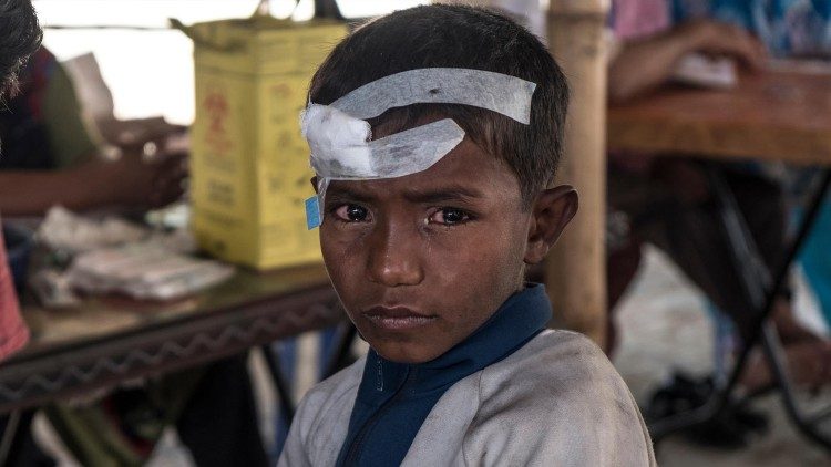 Un bambino del Bangladesh