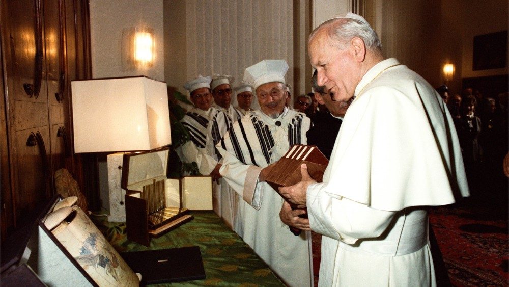 2021.04.10 35 anni dalla visita di Giovanni Paolo II alla Sinagoga di Roma. 