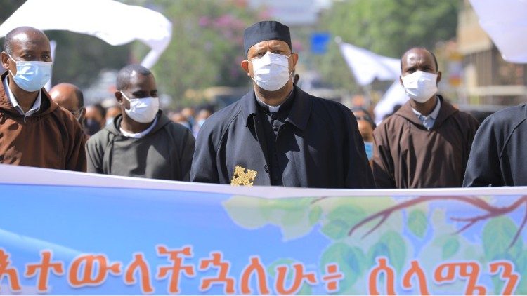 (File): A march for peace in Ethiopia