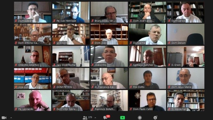 Asamblea virtual de los obispos de Brasil.