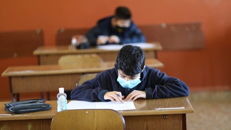 Beirut, ritorno a scuola in presenza dopo la ristrutturazione, nel novembre 2020