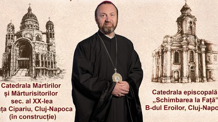 Noul episcop al eparhiei greco-catolice de Cluj-Gherla, PS Claudiu Lucian Pop, înscăunat sâmbătă, 24 aprilie 2021