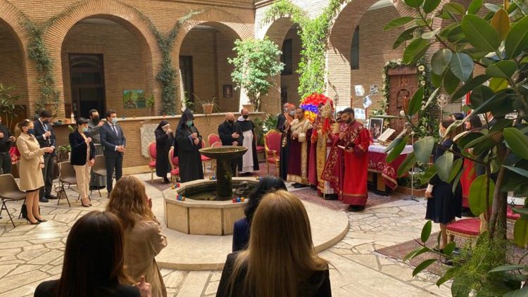 Balandžio 24 d. malda Popiežiškojoje armėnų kolegijoje Romoje