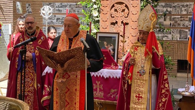 Mässan i Vatikanen vid 106-årsminnet av det armeniska folkmordet