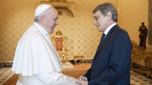 Papst kondoliert zum Tod von EU-Parlamentspräsident Sassoli