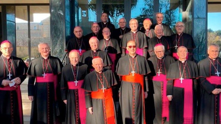 Arzobispos y obispos del segundo grupo de la Conferencia episcopal española en visita ad límina apostolorum