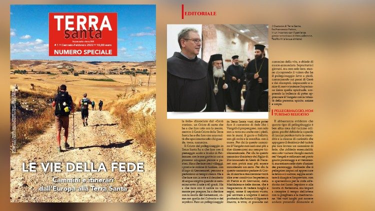 La copertina dell'ultimo numero di "Terra Santa", la rivista della Custodia francescana