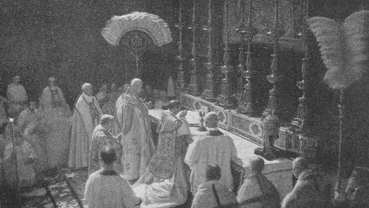 Coronación papal de Benedicto XV.