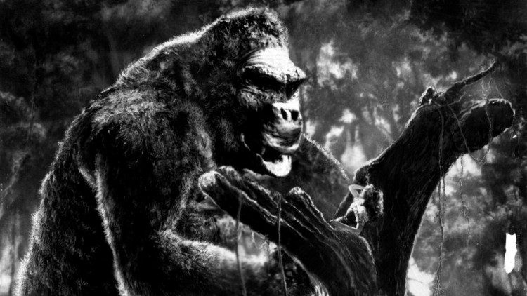 Foto promozionale per il primo film del 1933 su "King Kong".