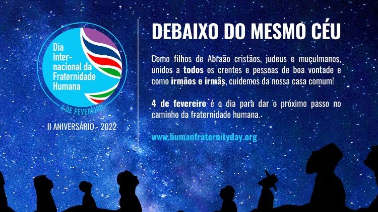 Dia Internacional da Fraternidade Humana 2022