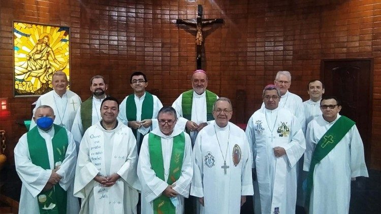 Os bispos do Regional Norte 1 da Conferência Nacional dos Bispos do Brasil