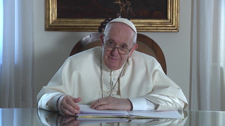 Le Pape François dans un vidéomessage