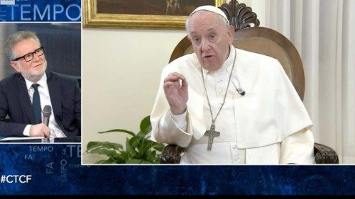 Papež za Rai Tre: Vojna je nasprotje stvarjenja. Vedno pomeni uničenje