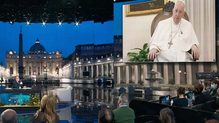 Entrevista al Papa en la televisión italiana RAI 3