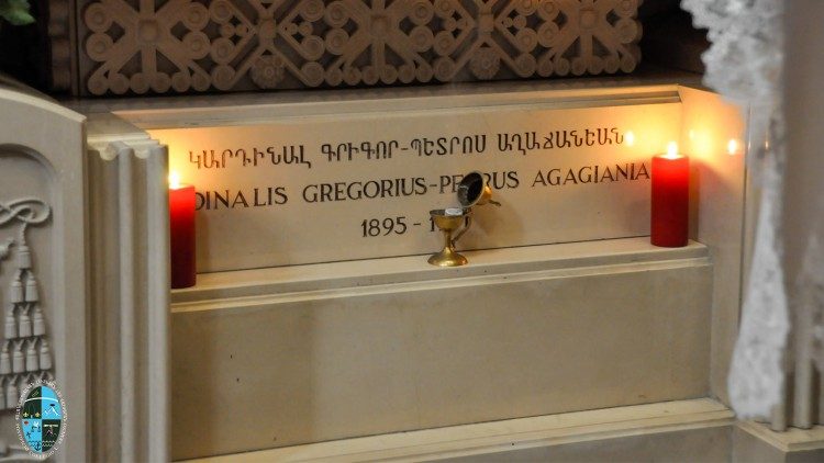 La tombe du cardinal Agagianian à Rome