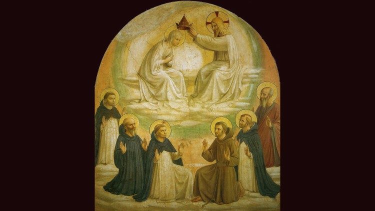 Beato Angelico, Incoronazione della Vergine  1438-1440, Museo nazionale di San Marco, Firenze