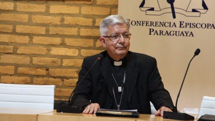 Monseñor Adalberto Martínez Flores, Arzobispo de Asunción y presidente de la Conferencia Episcopal de Paraguay