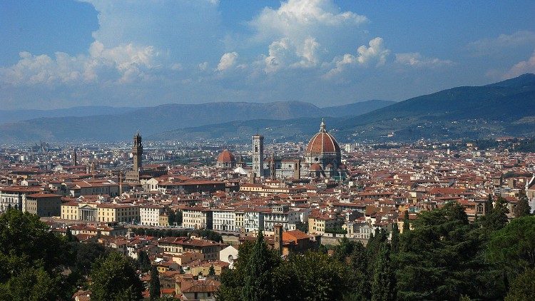 Vue panoramique sur Florence en Toscane. Amada44, CC BY 3.0 , via Wikimedia Commons