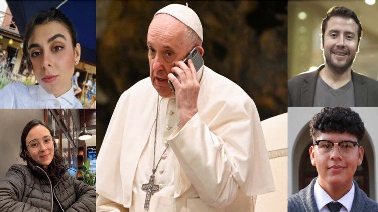 El Papa y los jóvenes del Sur, Centro y Norte de América en encuentro virtual.