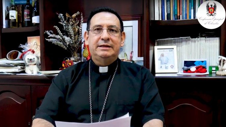 Mons. Francisco Ceballos- obispos de Riohacha y presidente de la Comisión episcopal de promoción y defensa de la vida.