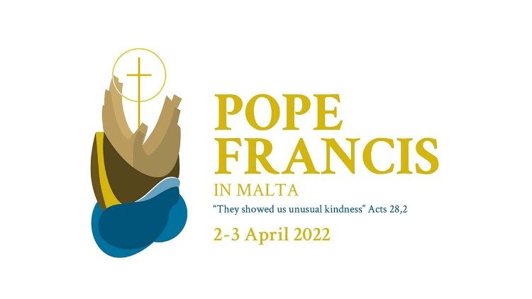 Лагатып падарожжа Папы на Мальту