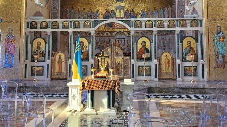 La Basílica de Santa Sofía, es el punto de encuentro de la comunidad ucraniana en Roma