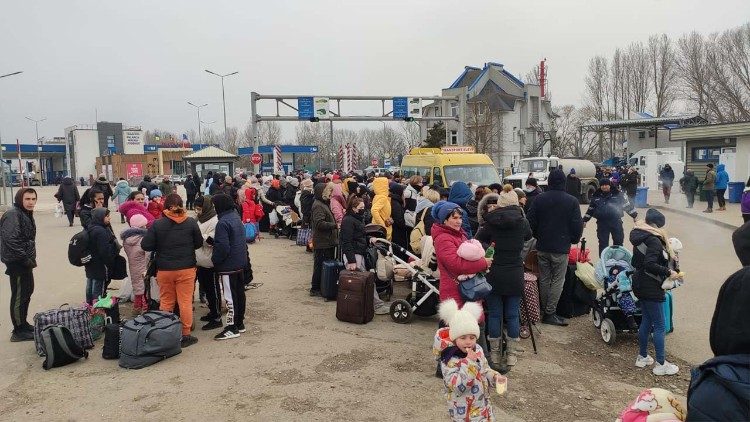 Prófugos ucranianos en Palanca, Rumania