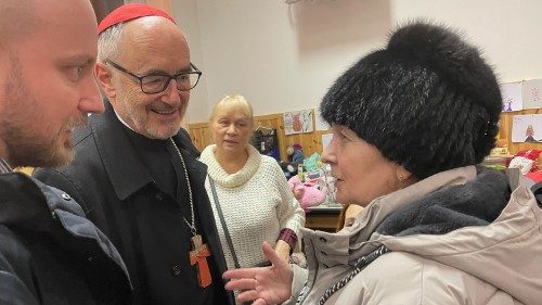 Le cardinal Czerny en Slovaquie, à la frontière avec l'Ukraine