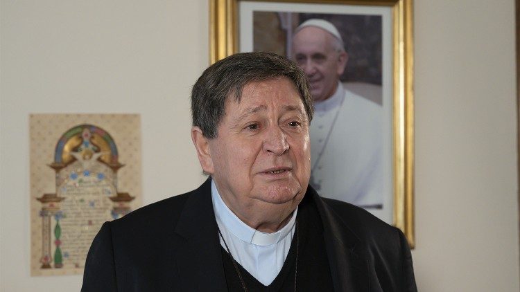 Kardinal João Braz de Aviz, prefekt Dikasterija za ustanove posvečenega življenja in družbe apostolskega življenja.
