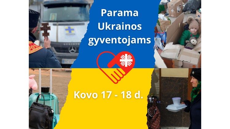 Lietuvos „Caritas“ skelbia daiktų rinkimo iniciatyvą Ukrainos žmonėms