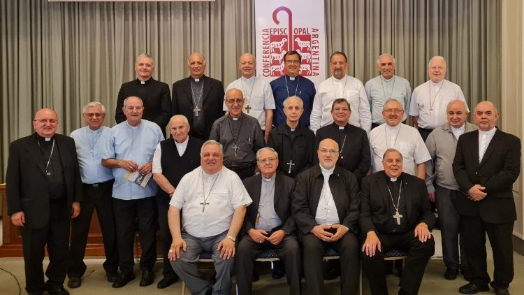 Anterior Comité Permanente de la Conferencia Episcopal Argentina. (Foto gentileza de la CEA)