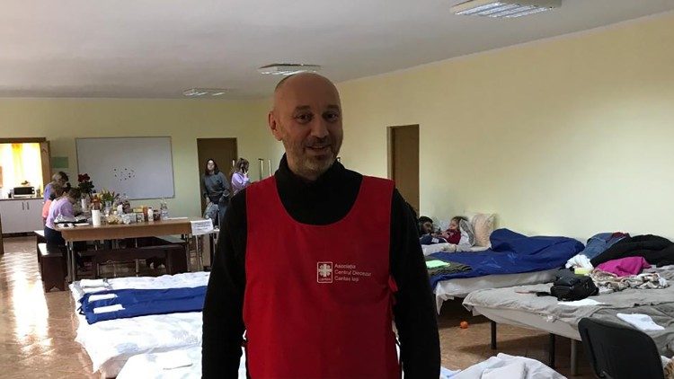 Radu Huzum, responsabil la Caritas Iași cu primirea refugiaților din Ucraina