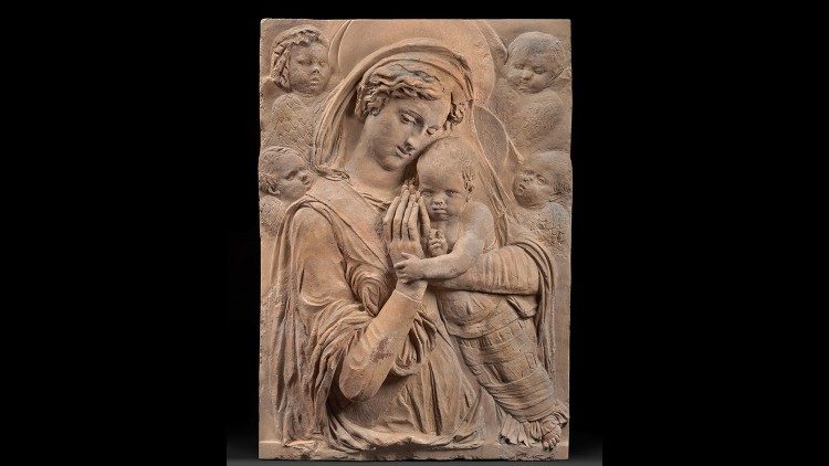 Donatello, Madonna col Bambino e angeli, 1440-1445 circa, Berlino, Staatliche Museen, Skulpturensammlung und Museum für Byzantinische Kunst