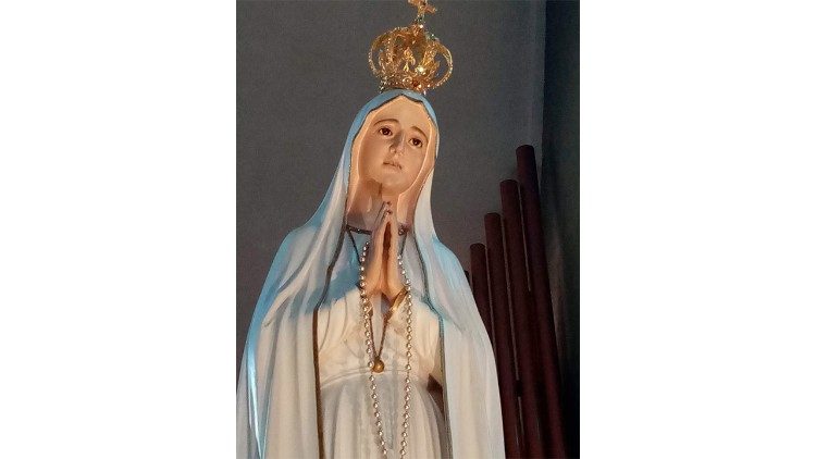 Statua di Nostra Signora di Fatima nel Santuario San Vittorino