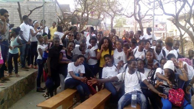Grupo de jovens da Diocese de Santiago de Cabo Verde