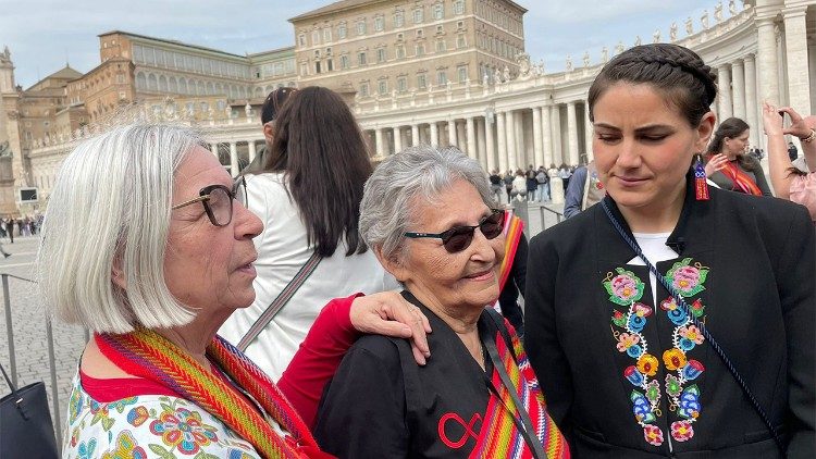 Përfaqësues indigjenë në Vatikan, për takimin me Papën Françesku