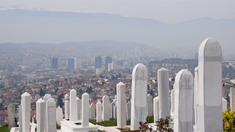 Il cimitero islamico di Sarajevo, oggi