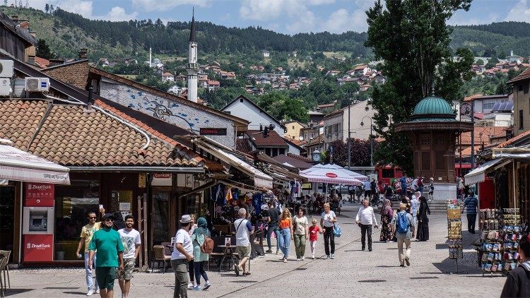 Bašcaršija, il centro storico di Sarajevo , oggi 