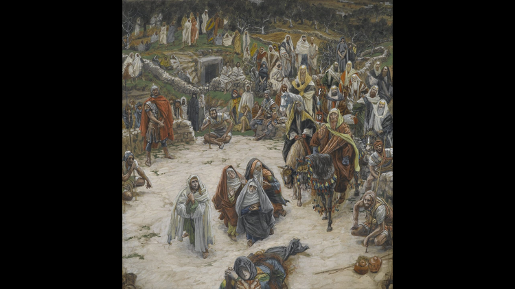 James Tissot, Cosa vide Nostro Signore dalla Croce, 1886-1894, Brooklyn Museum - New York