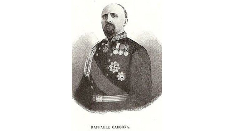 Il comandante dell'esercito italiano, generale Raffaele Cadorna.