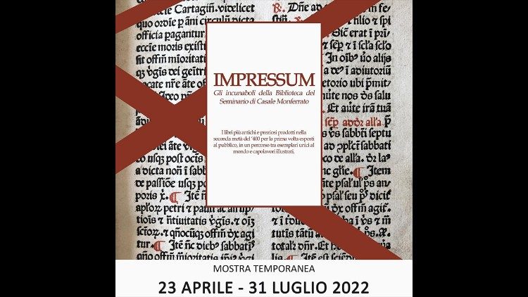 Nella Biblioteca del Seminario di Casale Monferrato la mostra "Impressum"