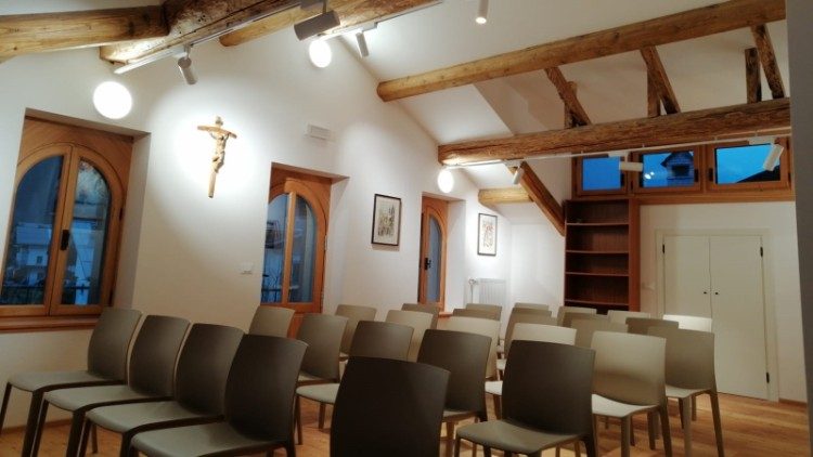 La soffitta rinnovata della casa natale Papa Luciani a Canale d'Agordo (Bl)