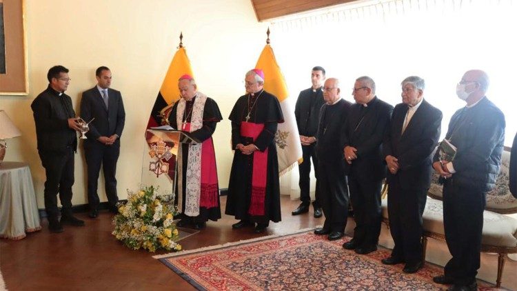 Bendición de la nueva sede de la Nunciatura Apostólica en Ecuador