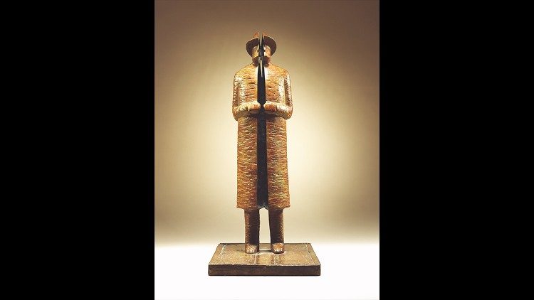 Jean-Michel Folon Le secret, 1999 Bronzo