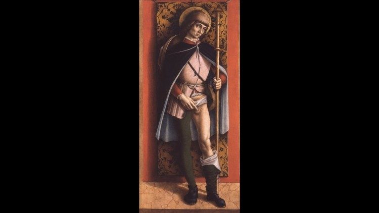 Carlo Crivelli, San Rocco tempera su tavola Venezia, Gallerie dell’Accademia