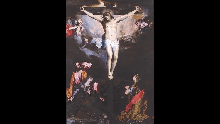 Federico Barocci Cristo crocifisso e i dolenti 1599-1604 olio su tela Urbino, Venerabile Compagnia della Morte  