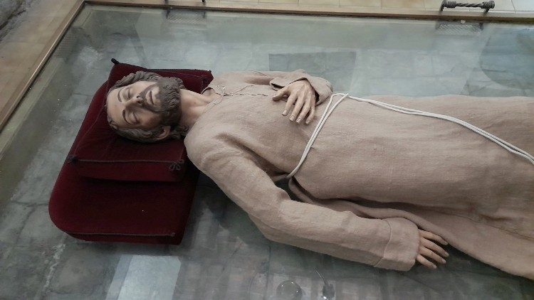 Ignatius in Verzückung: Puppe in einer Kirche von Manresa