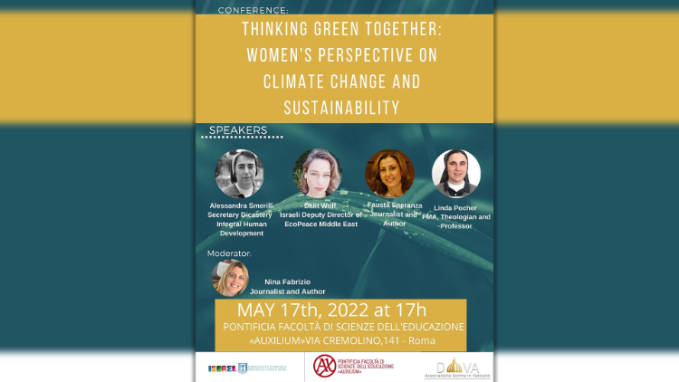 Flyer for "Thinking Green Together" conference